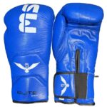 دستکش بوکس تمام آتل فول آتل elite evershield MSV آبی پشت و رو