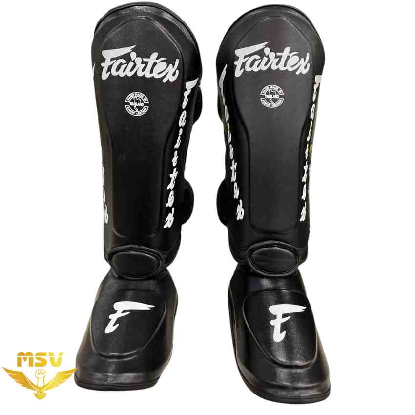 ساق بند اسپارینگ فرتکس Fairtex داخل مخمل چرم شرکتی مشکی