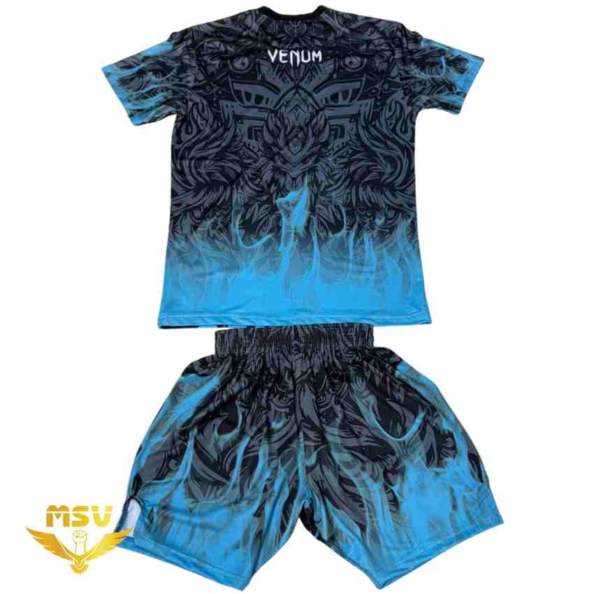 ست رزمی UFC ونوم Venum MSV فلامنت آبی پشت