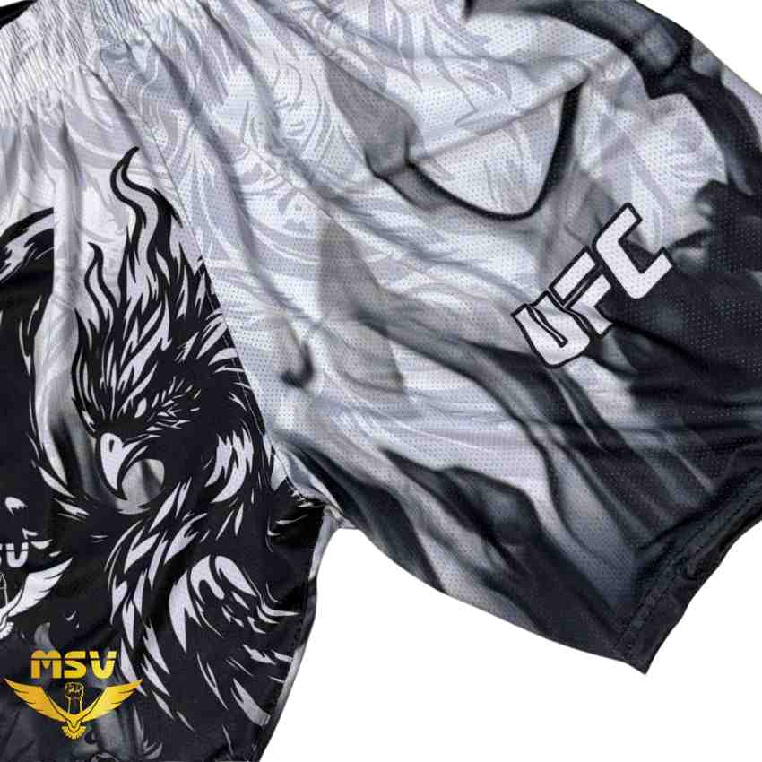 ست رزمی UFC ونوم Venum MSV فلامنت سفید شورت رزمی