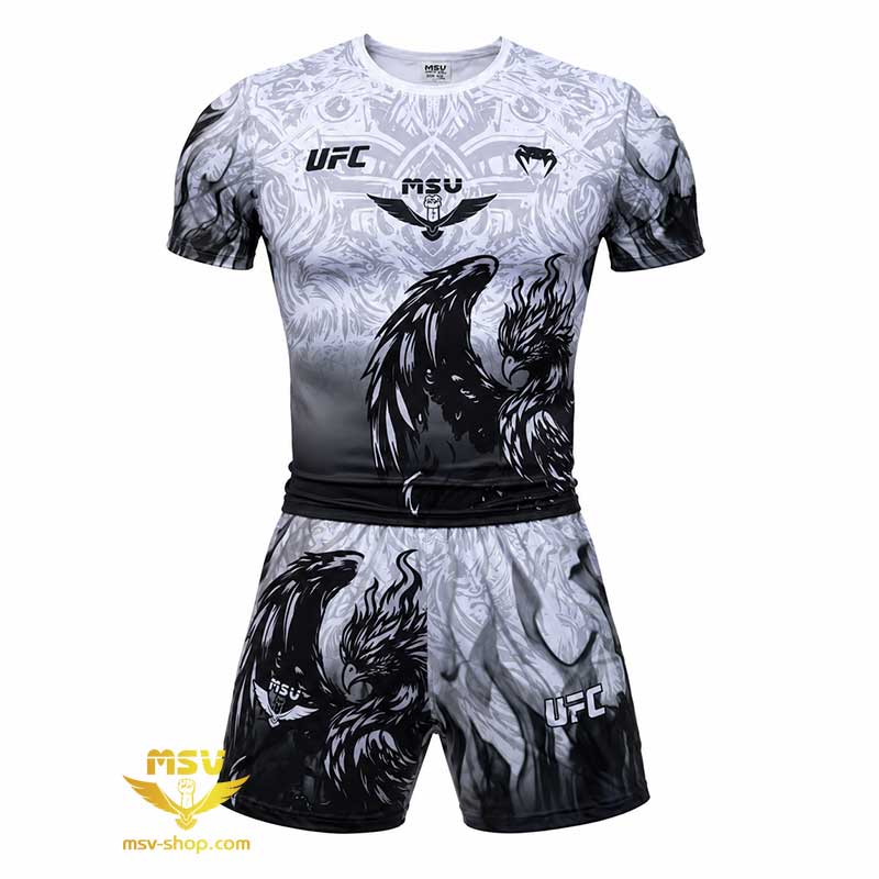 ست-رزمی-UFC-ونوم-Venum-MSV-ققنوس-فلامنت-در-۴-رنگ-سفید