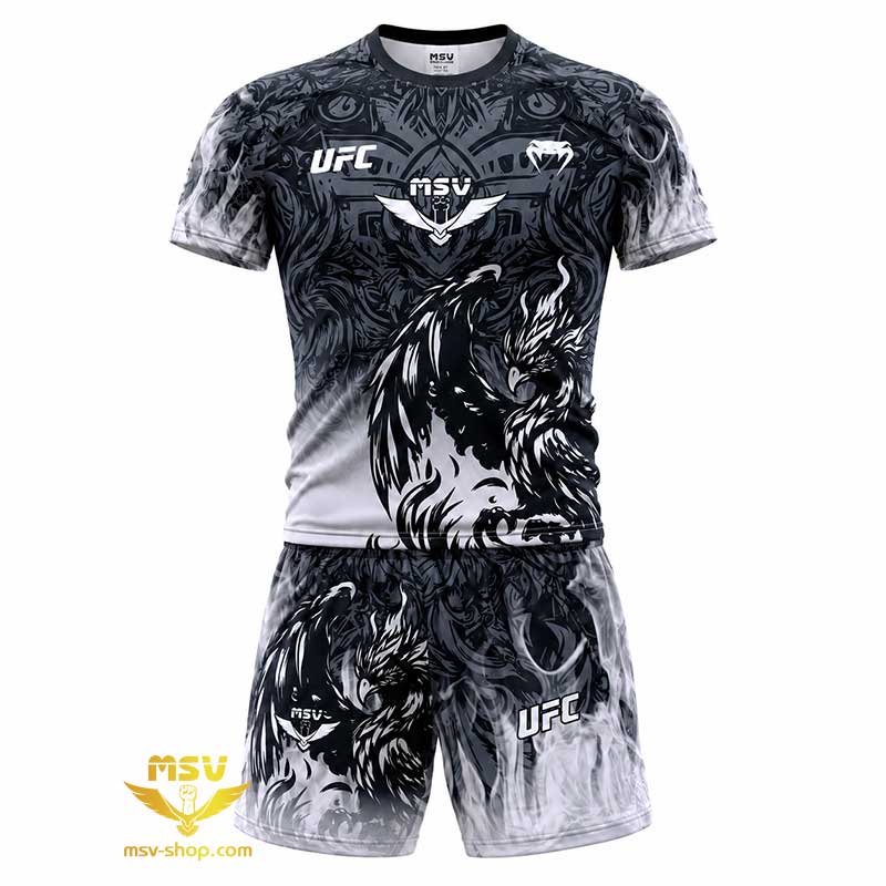 ست-رزمی-UFC-ونوم-Venum-MSV-ققنوس-فلامنت-در-۴-رنگ-مشکی