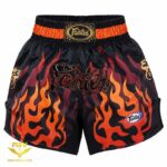 شلوارک رزمی فرتکس | Fairtex طرح آتشین در دو رنگ