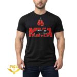 تی شرت سوپر نخ پنبه اعلا طرح ام ام ای MMA دستکش بوکس و باند بوکس رو