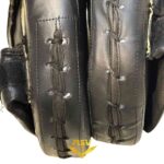 میت پنجه ای آدیداس adidas چرم بز نیمه خم کنار جزئیات دوخت و پارچه