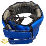 کلاه بوکس، کیک بوکس و موی تای و ووشو چرم طبیعی فرتکس Fairtex آبی بالا