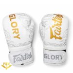 دستکش-بوکس-فرتکس-گلوری-Fairtex-Glory-چرم-طبیعی-آتل-دار-سفید