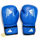 دستکش-بوکس-چرم-طبیعی-آدیداس-adidas-آتل-دار-روی-دستکش-آبی