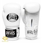 دستکش-بوکس-چرم-طبیعی-ریس-Reyes-قالب-حرفه‌ای-سفید-پشت-و-رو