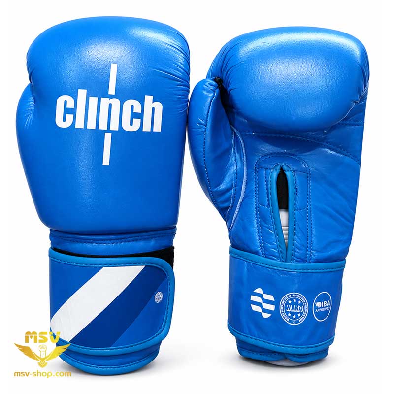 دستکش-بوکس-چرم-طبیعی-کلینچ-Clinch--آبی