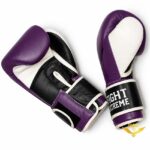 دستکش-چرم-گاومیش-Extreme-Fight-رنگ-خاص-بنفش-10-اونس--کنار-دستکش