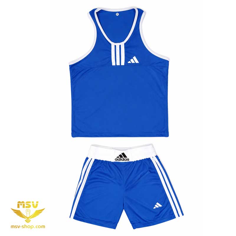ست-بوکس-طرح-آدیداس-adidas-پارچه-فلامنت-اعلا-آبی-روی-لباس-رزمی