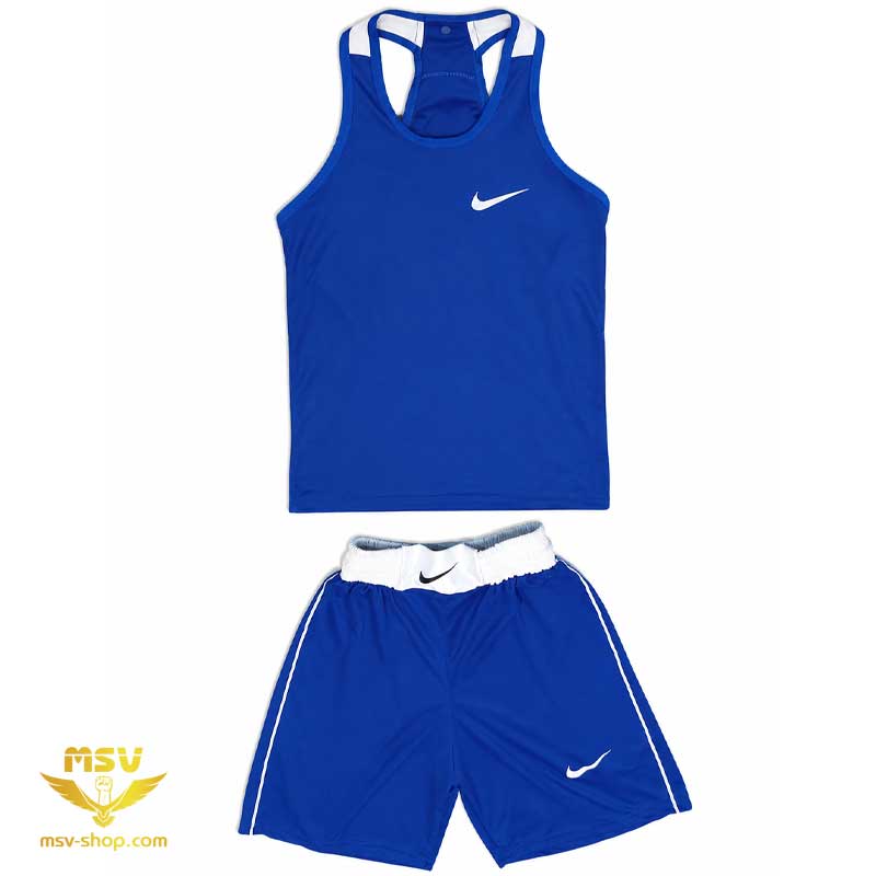 ست-بوکس-قزاقی-طرح-نایک-Nike-پارچه-فلامنت-اعلا-آبی-رو