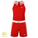 ست-بوکس-قزاقی-طرح-نایک-Nike-پارچه-فلامنت-اعلا-قرمز