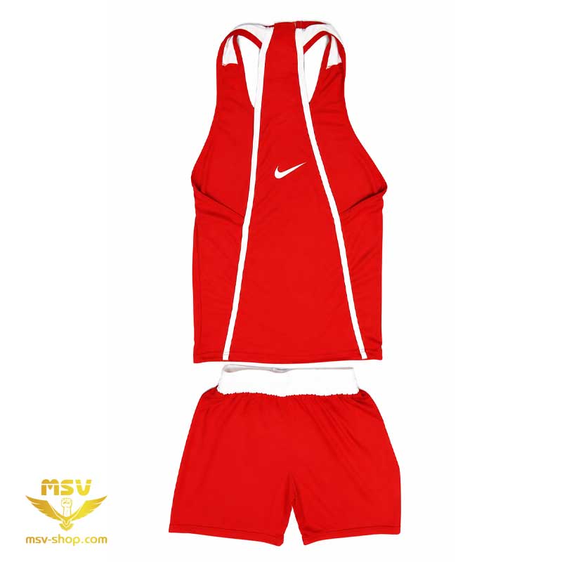 ست-بوکس-قزاقی-طرح-نایک-Nike-پارچه-فلامنت-اعلا-قرمز-پشت