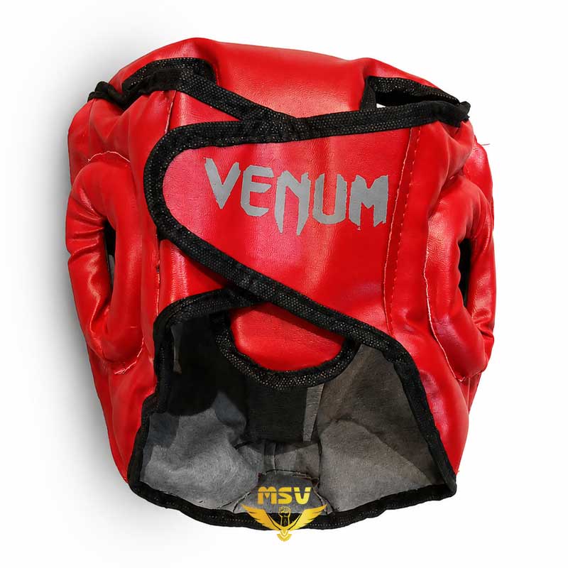 کلاه-بوکس،-کیک-بوکسینگ-و-رزمی-فومی-ونوم-VENUM-قرمز-پشت