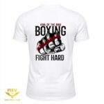 تیشت بوکس طرح فایت هارد Fight Hard دو چاپ
