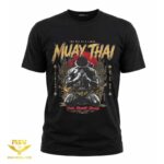 تیشرت موی تای افتخار، اعتبار و قدرت Muay Thai Honor Respect Strength چاپ رو