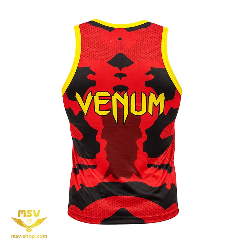 رکابی رزمی ورزشی ونوم VENUM قرمز پشت تن مدل