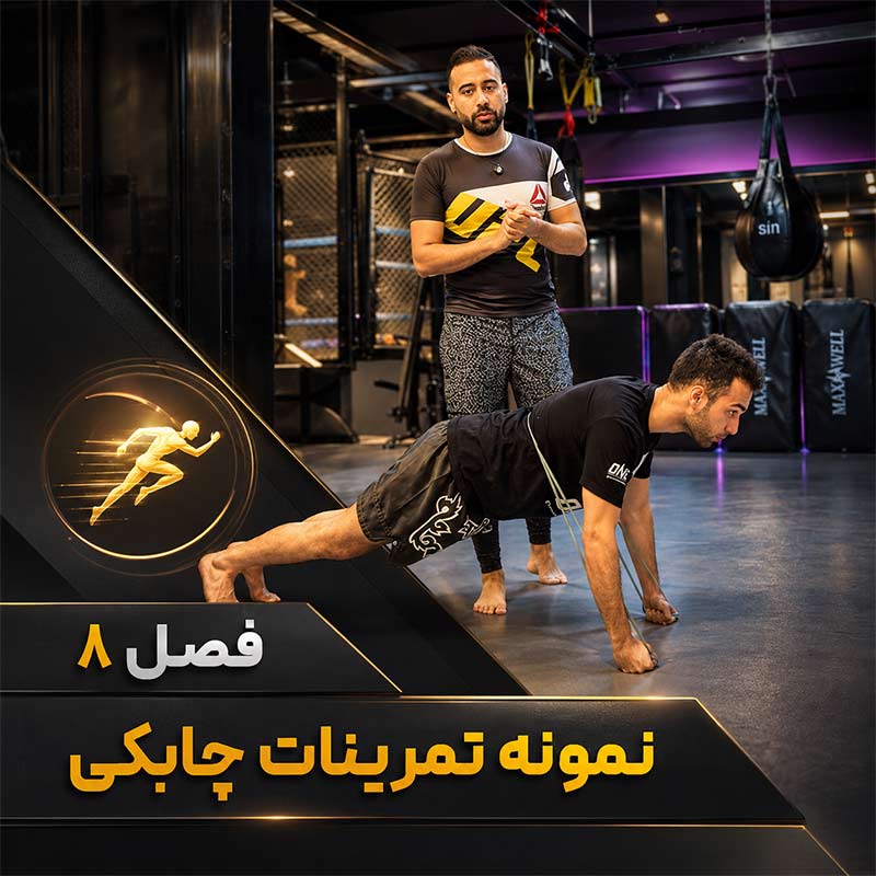 تصویر فصل هشتم دوره علم تمرین کیک بوکسینگ؛ نمونه تمرینات چابکی در علم تمرین کیک بوکسینگ