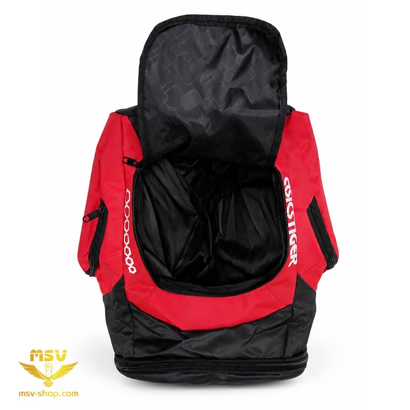 کوله پشتی ورزشی طرح اسیکس 20 لیتری درجه یک Asics با جای کفش 3 کوله پشتی ورزشی طرح اسیکس Asics درجه یک با جای کفش رنگ قرمز نمای رو