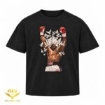 تیشرت بوکس مایک تایسون Mike Tyson کبوتر طرح رو رو کپ باکسی مشکی