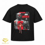 تیشرت رزمی جان جونز Jon Jones مشکی طرح رو طرح پشت UFC طرح پشت باکسی