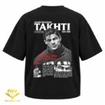تیشرت ورزشی طرح جهان پهلوان تختی کپ باکسی پشت مشکی